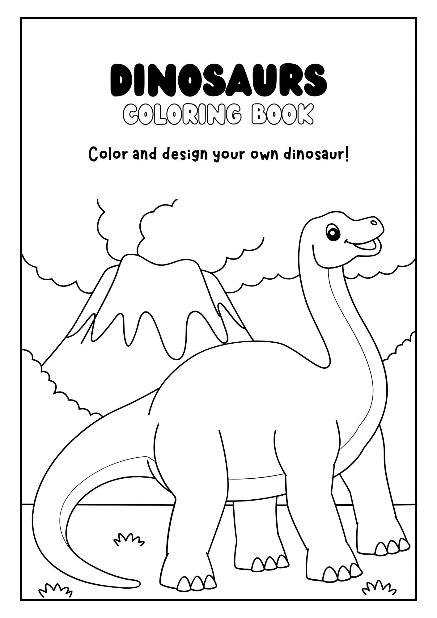 Dinosaurs Activity Colouring Book
