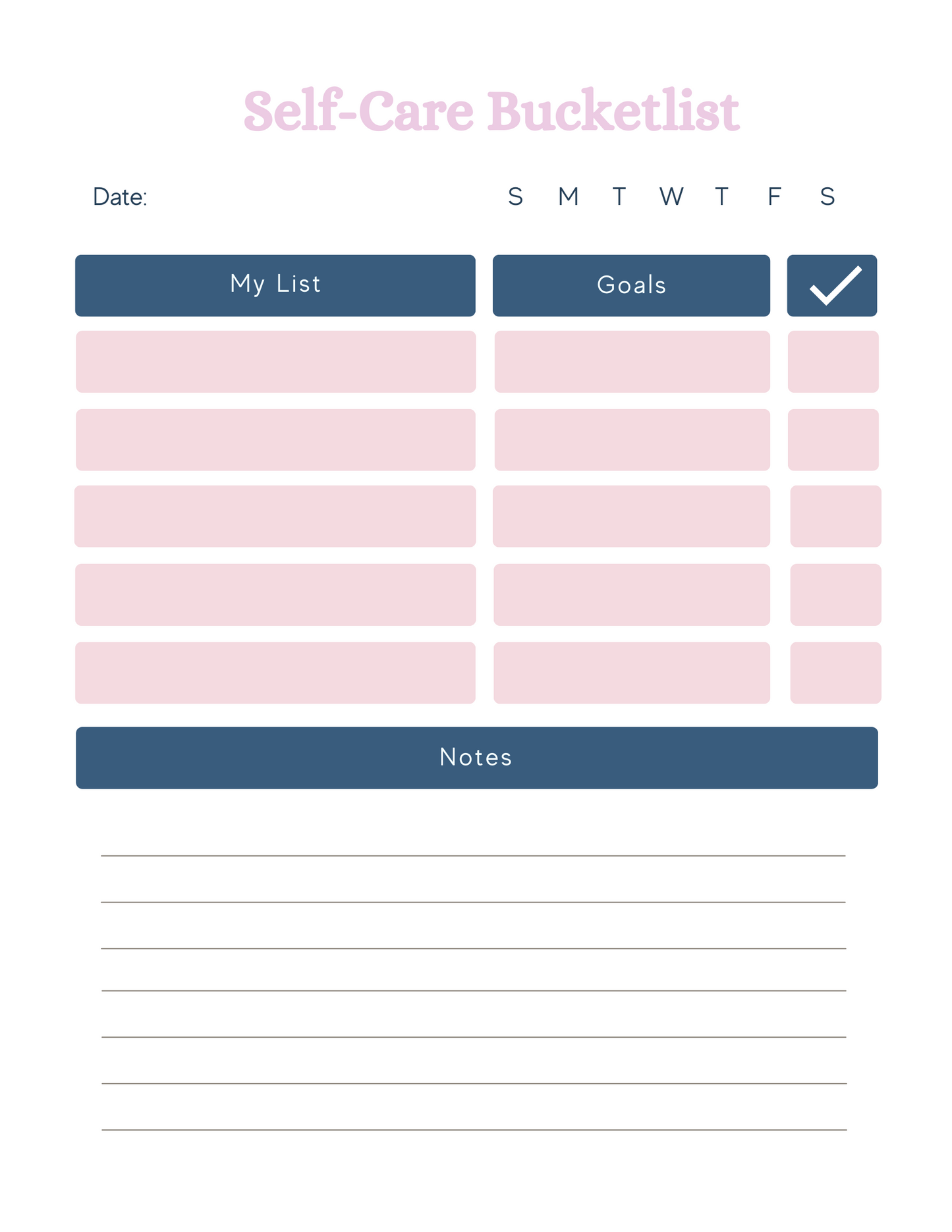 Mental Health Planner