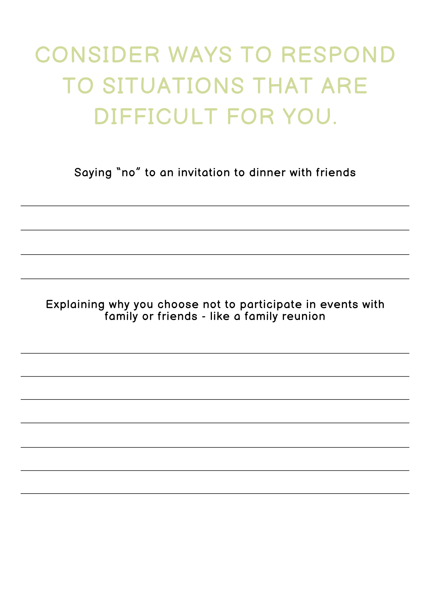 Being an Introvert Journal