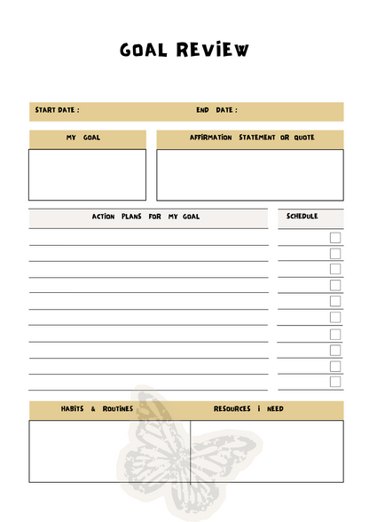 Personal Growth Planner