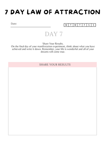 Law of Attraction Planner