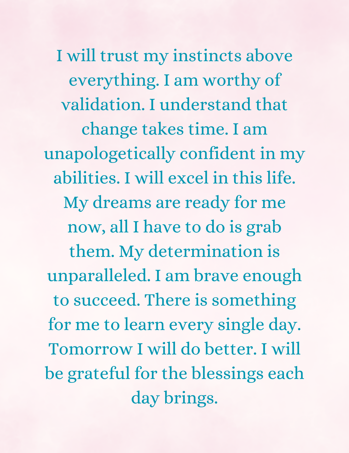 100 Positive Affirmations for Women
