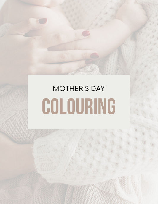 Mothers day colouring book