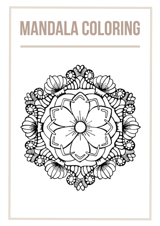 Mandala Colouring Worksheet Set