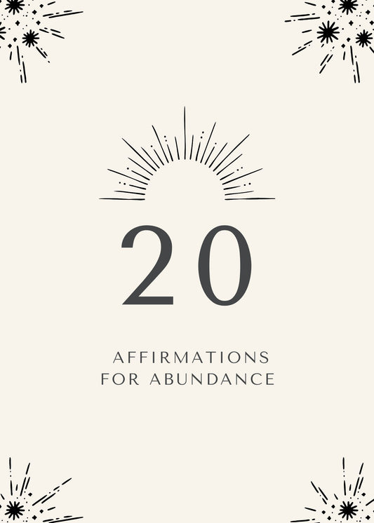 Abundance Affirmation Cards