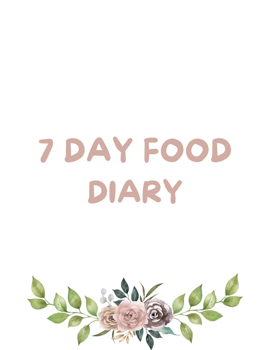 7 Day Food Diary