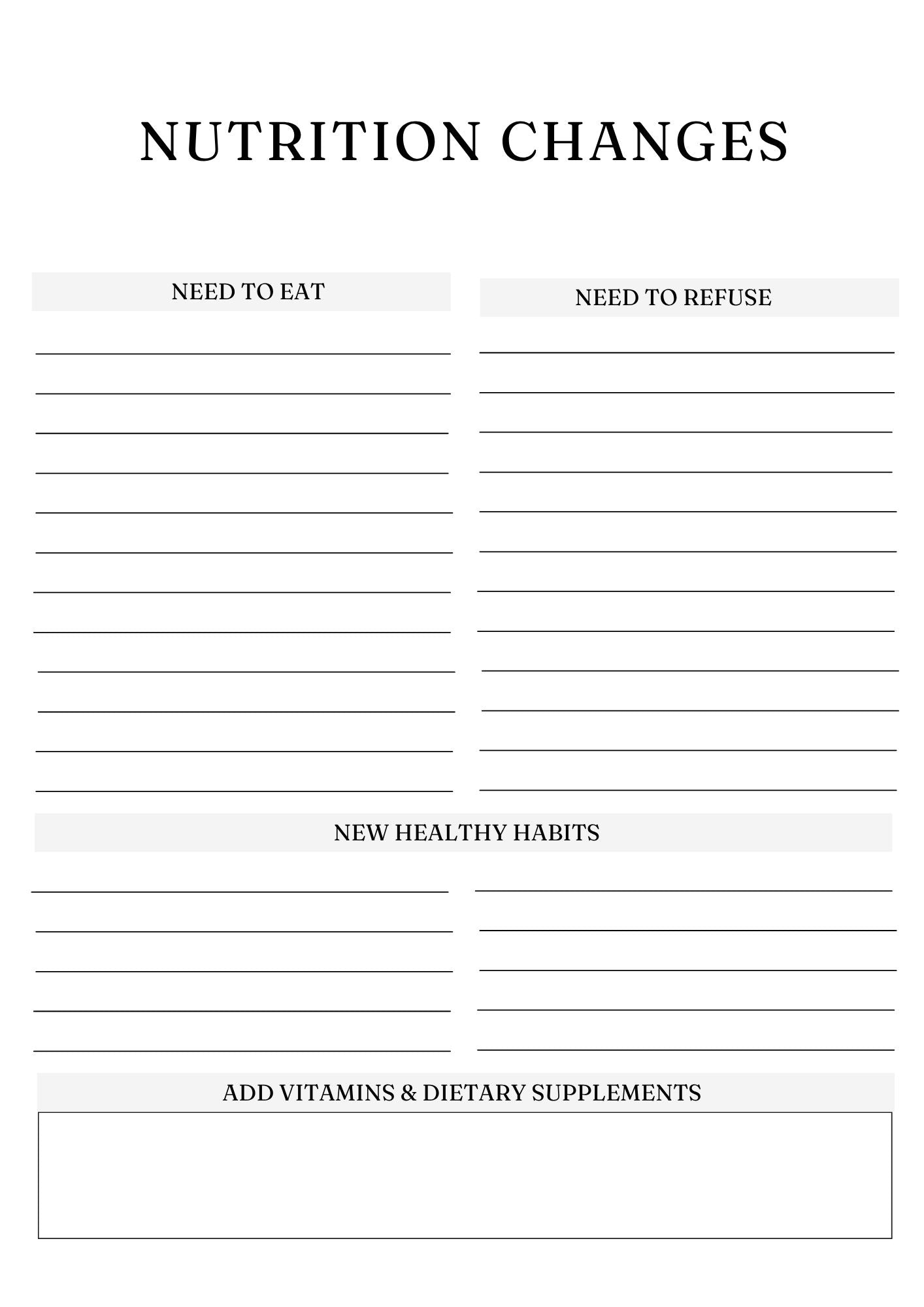 Nutrition Planner