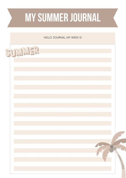Kids Summer Planner