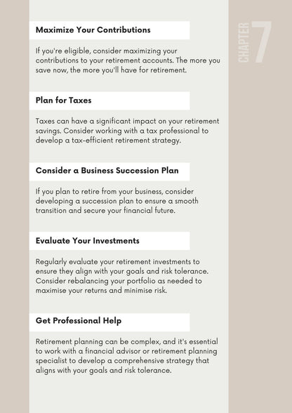 The Entrepreneur's Guide to Financial Freedom