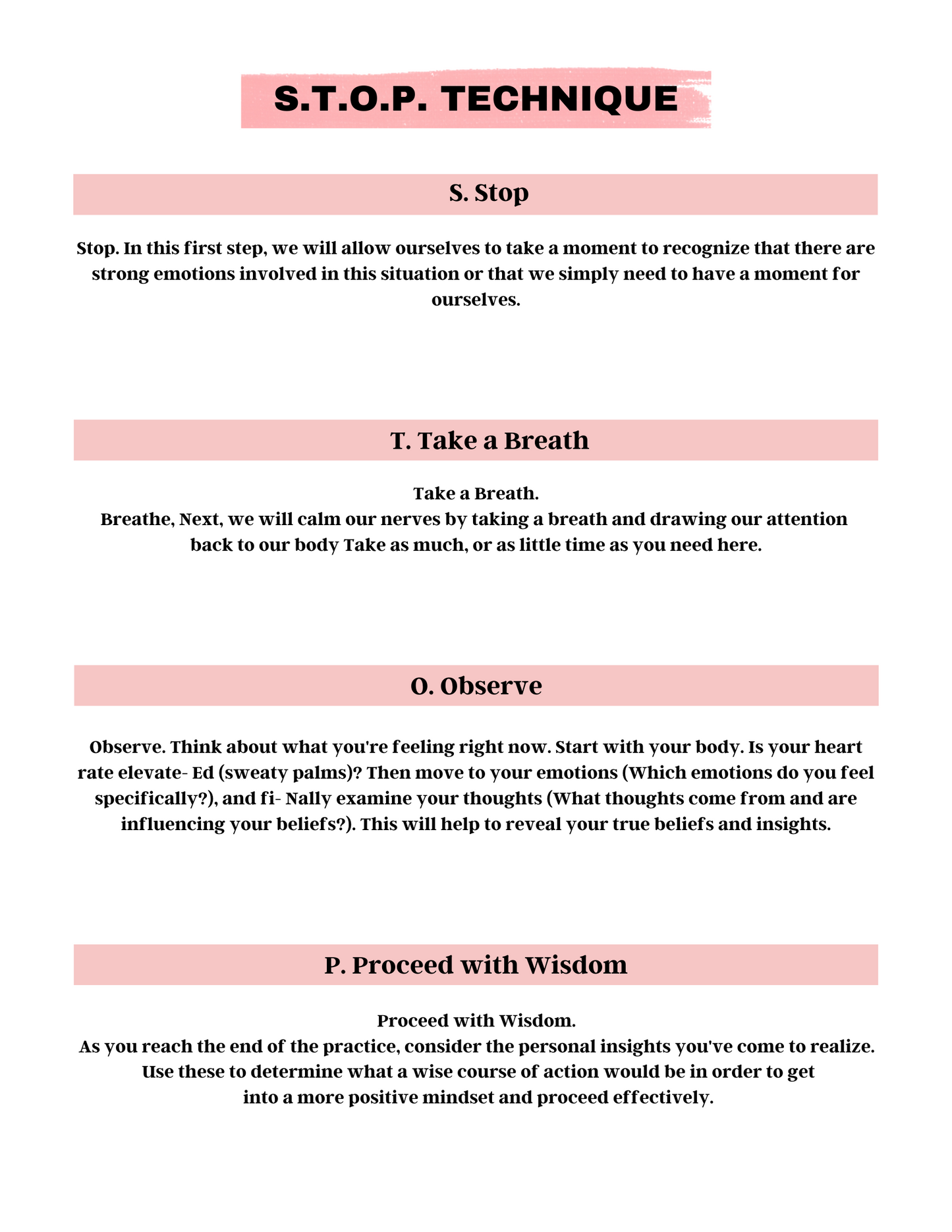 Mental Health Workbook