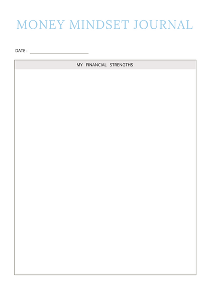 Money Mindset Journal