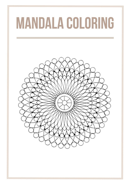 Mandala Colouring Worksheet Set