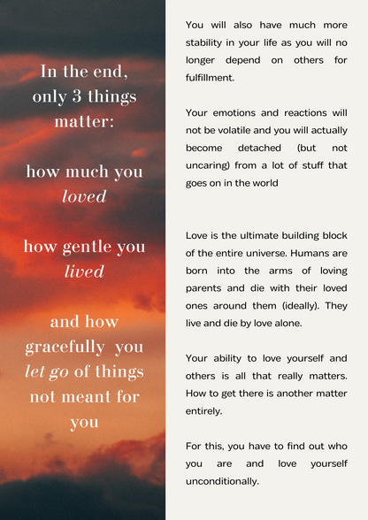 Self-love Book & Workbook