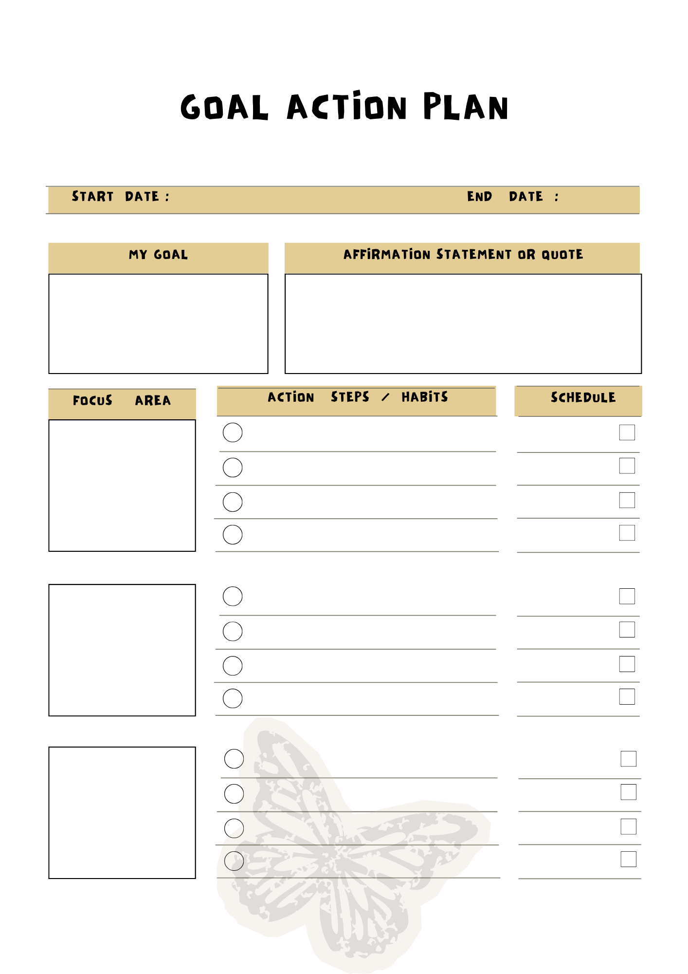 Personal Growth Planner