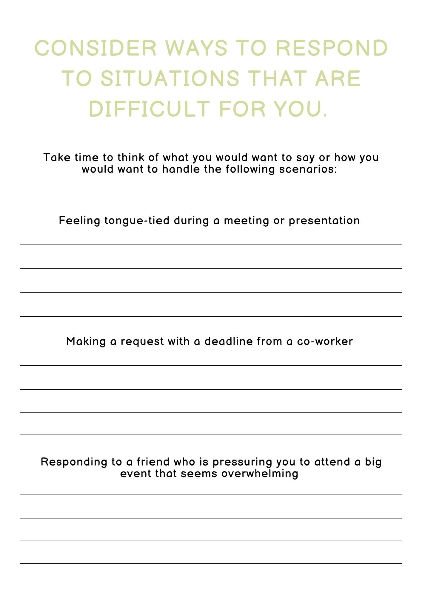 Being an Introvert Journal