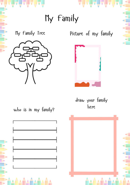 All About Me Workbook