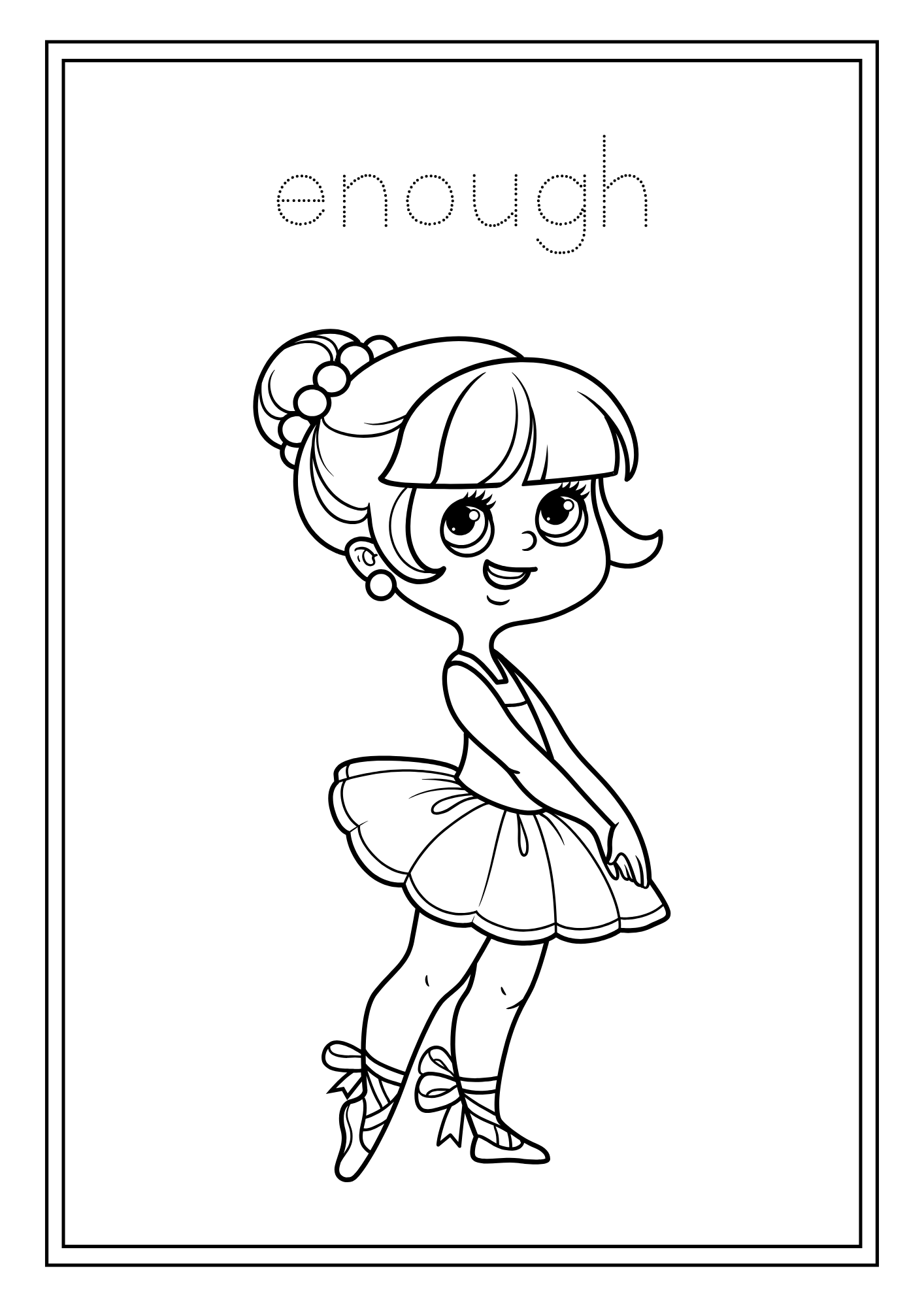 Ballerina Affirmations Colouring Book