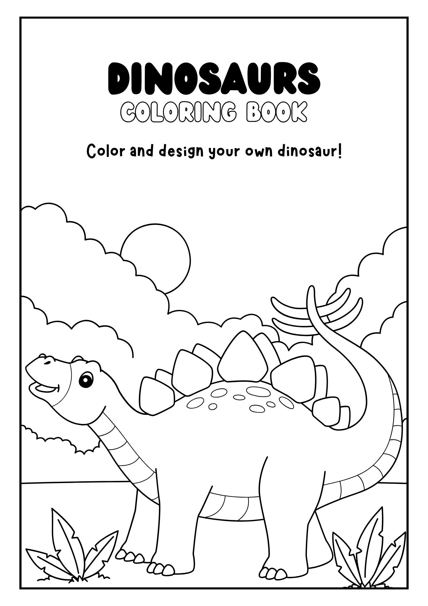 Dinosaurs Activity Colouring Book
