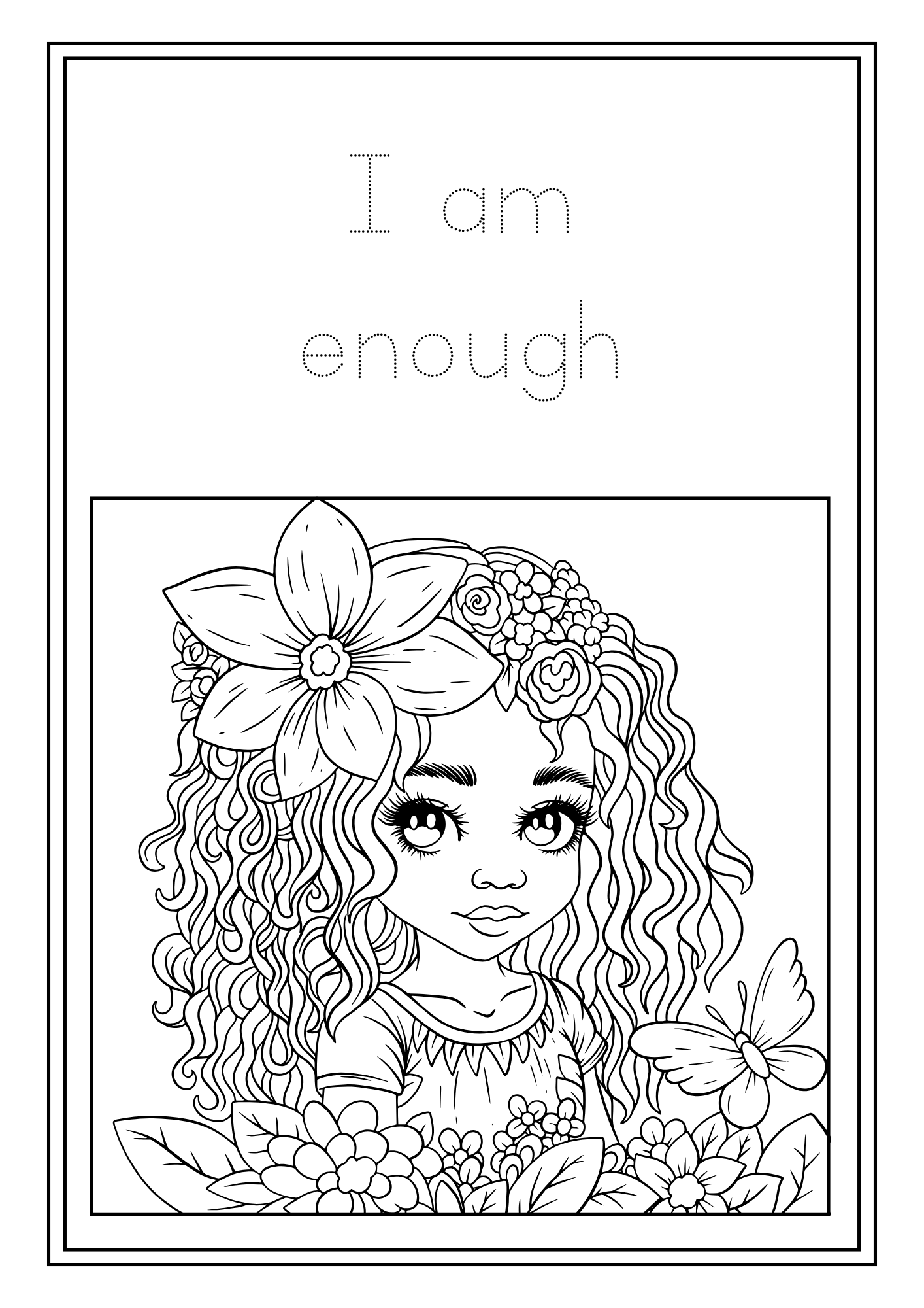 Fairy Affirmations Colouring Book