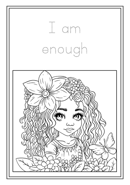 Fairy Affirmations Colouring Book