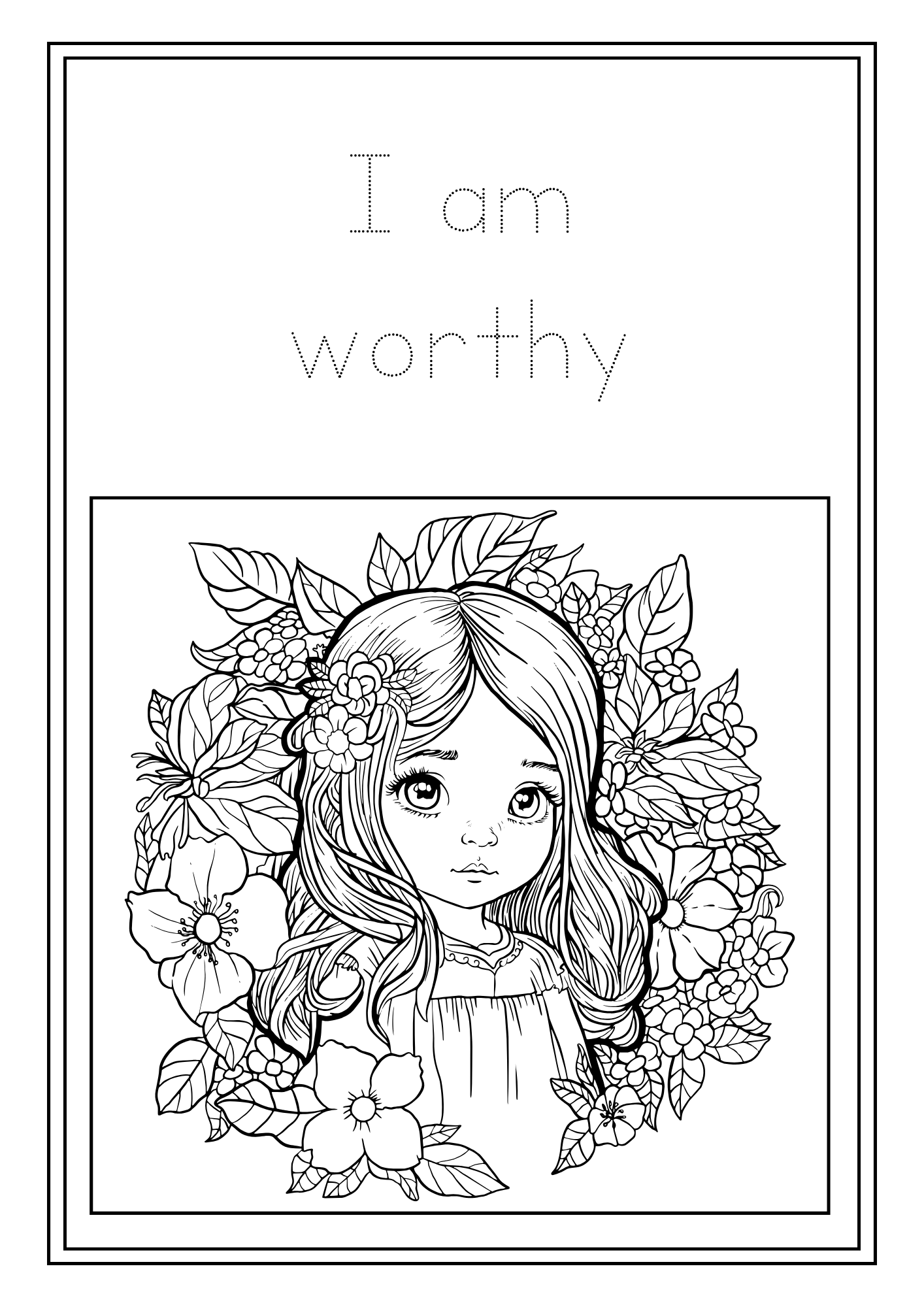 Fairy Affirmations Colouring Book
