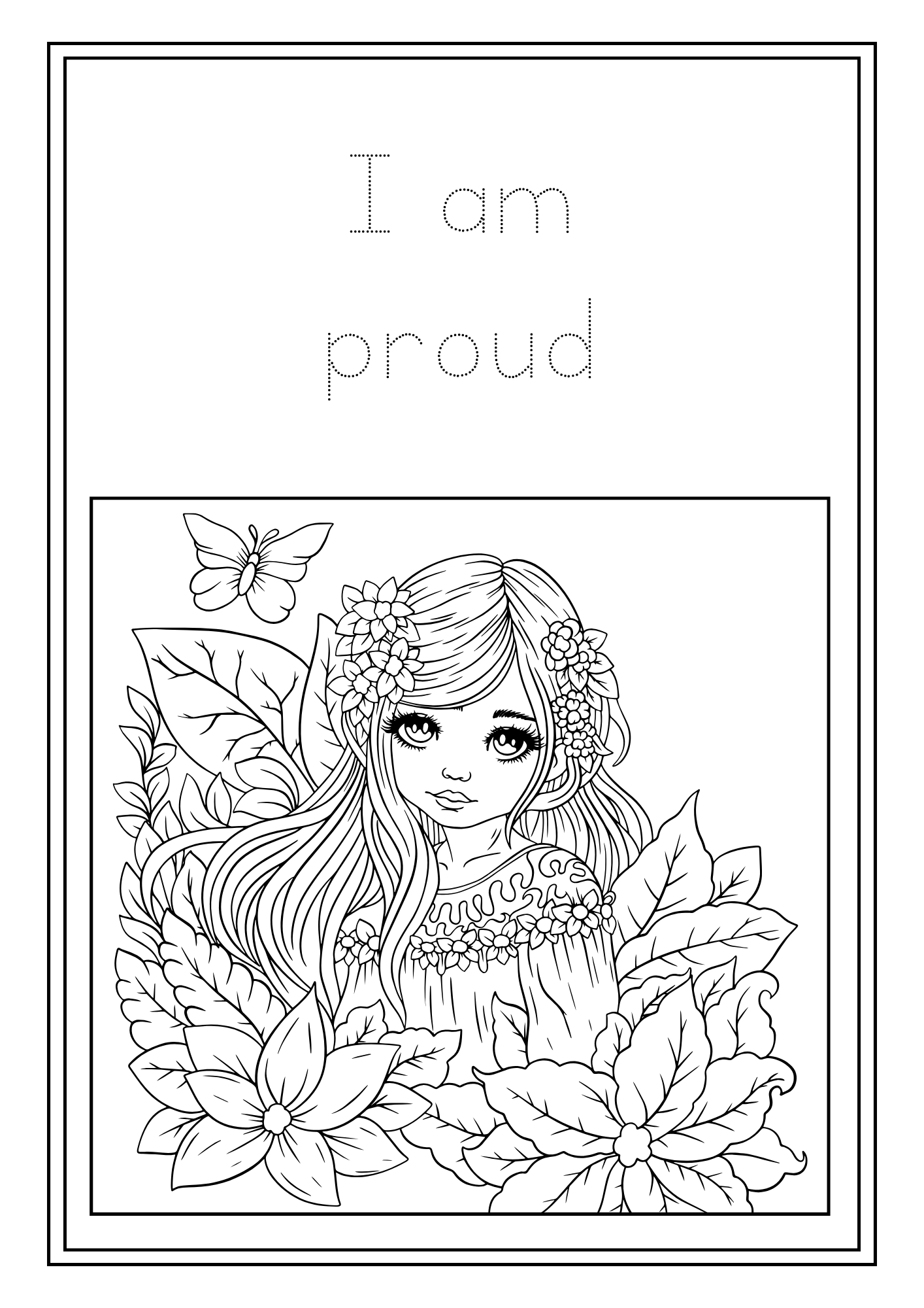 Fairy Affirmations Colouring Book