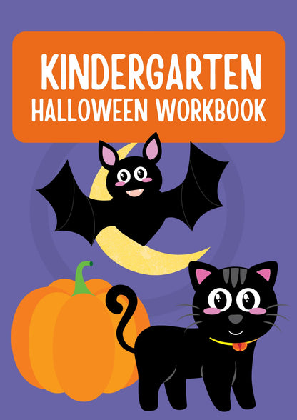 Kindergarten Halloween Workbook