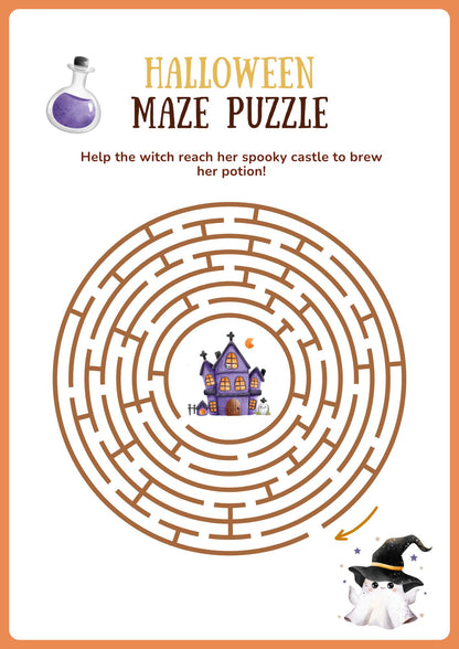 Halloween Activity Workbook