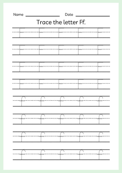 Preschool Alphabet Workbook