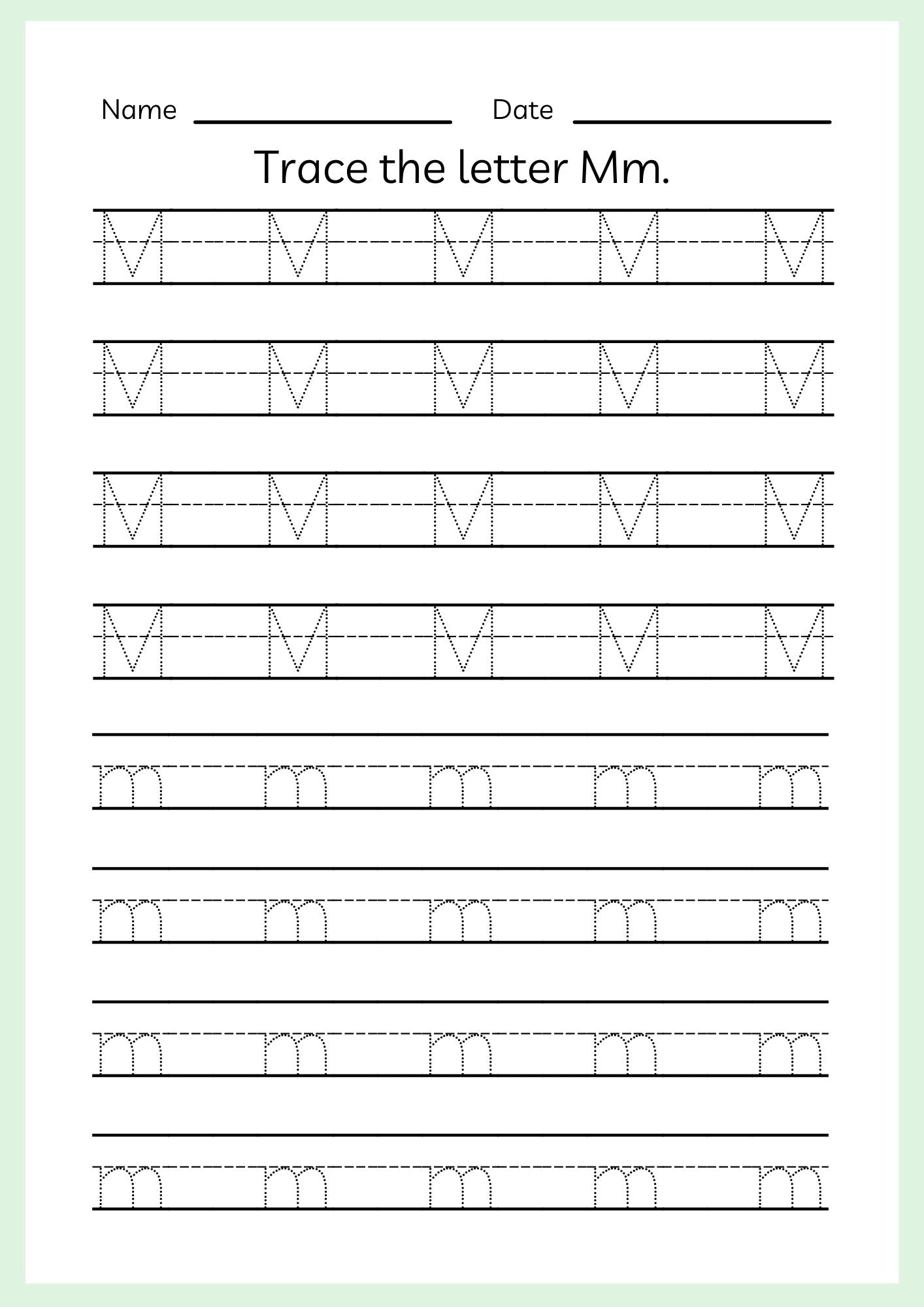 Preschool Alphabet Workbook