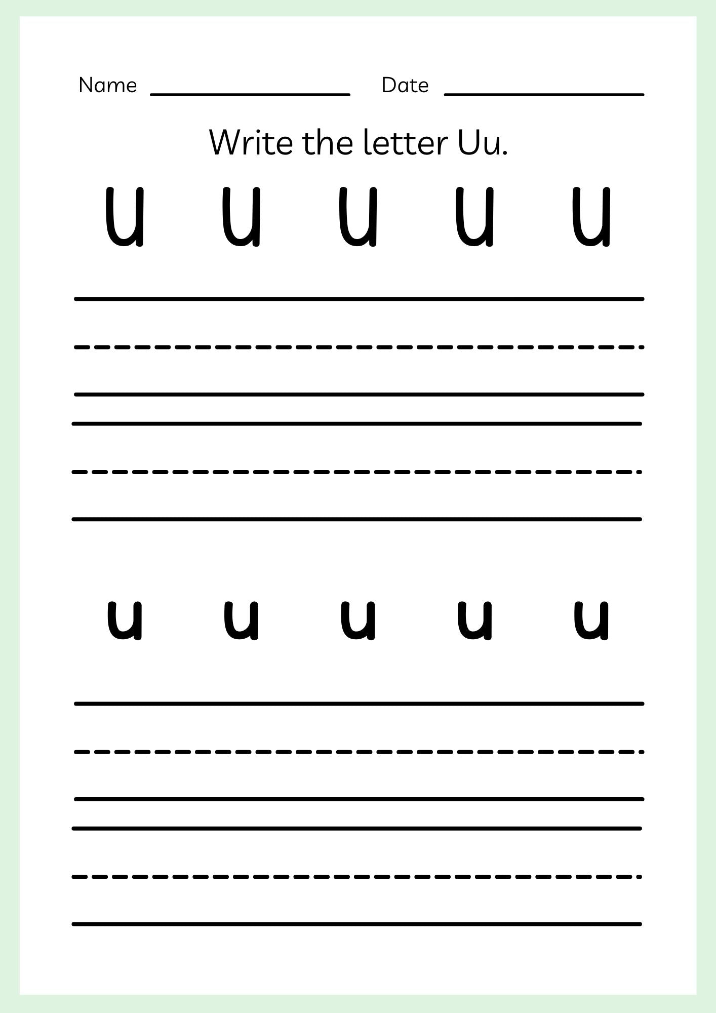 Preschool Alphabet Workbook