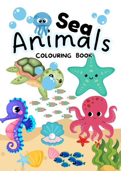 Sea Animals Colouring Book