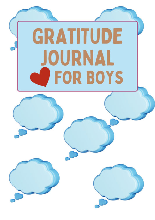 Gratitude Journal for Boys – 17 Colourful Pages of Positivity and Reflection