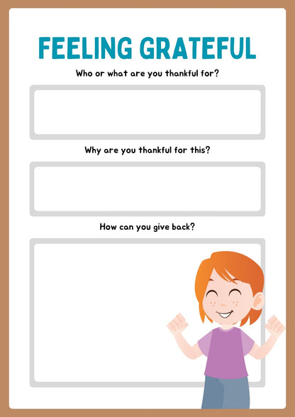 Gratitude Journal for Boys – 17 Colourful Pages of Positivity and Reflection