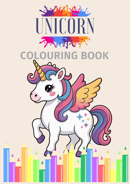 Unicorn Quotes Coloring Book