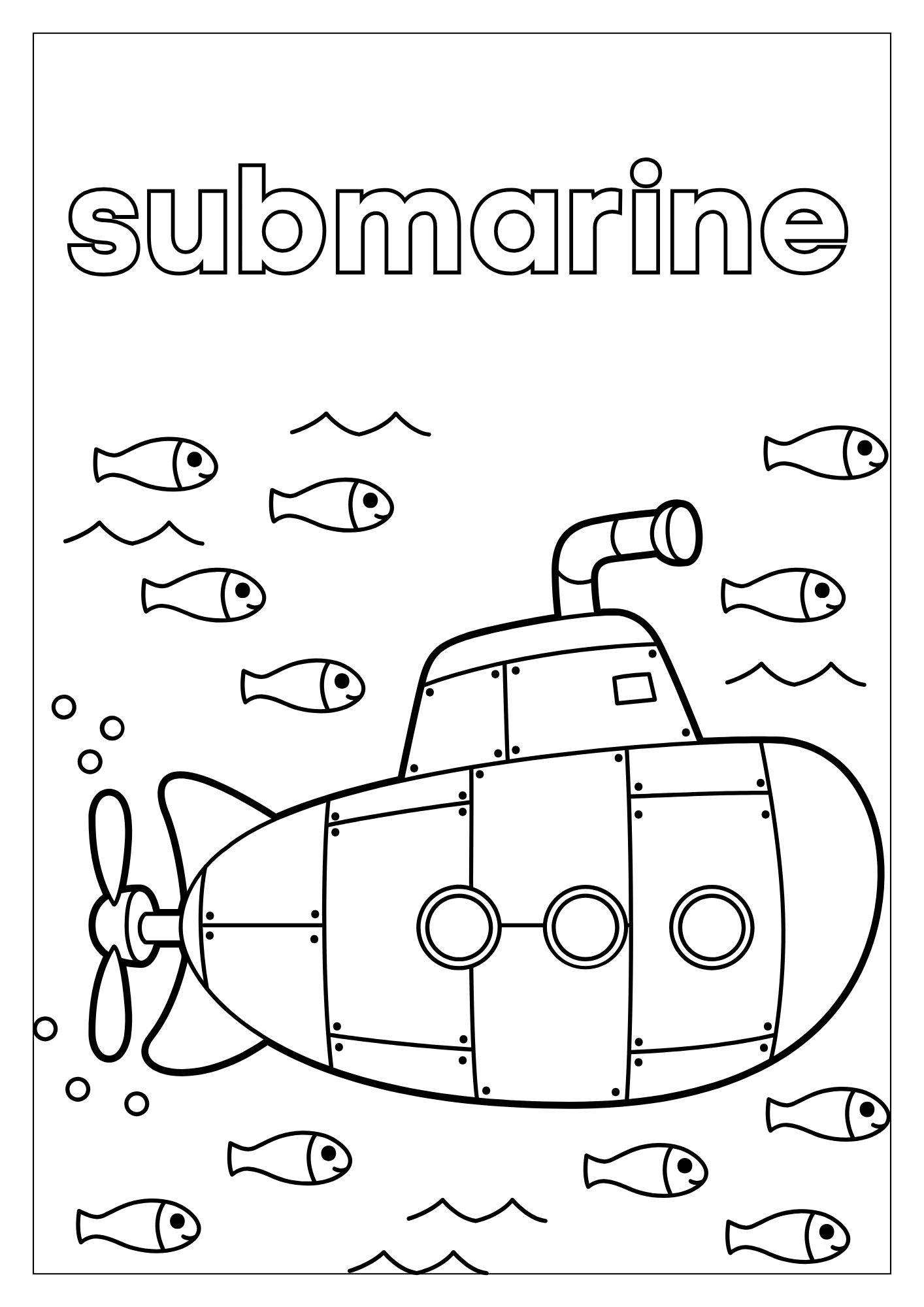 Transport Colouring Book